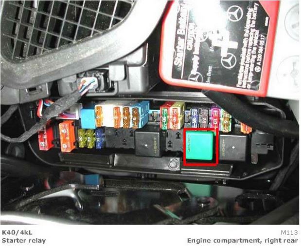 Mercedes Starter Relay