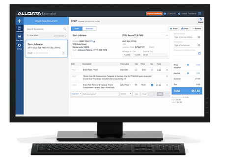 ALLDATA Estimator