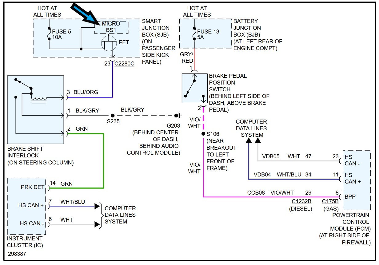 F-250 Brake Wiring Diagram