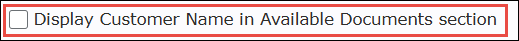 display customer name