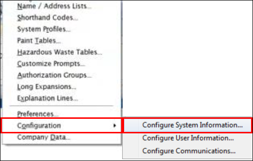 configuresysteminfo