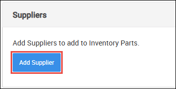 add supplier button