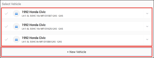 choose vehicle