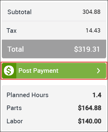post payment