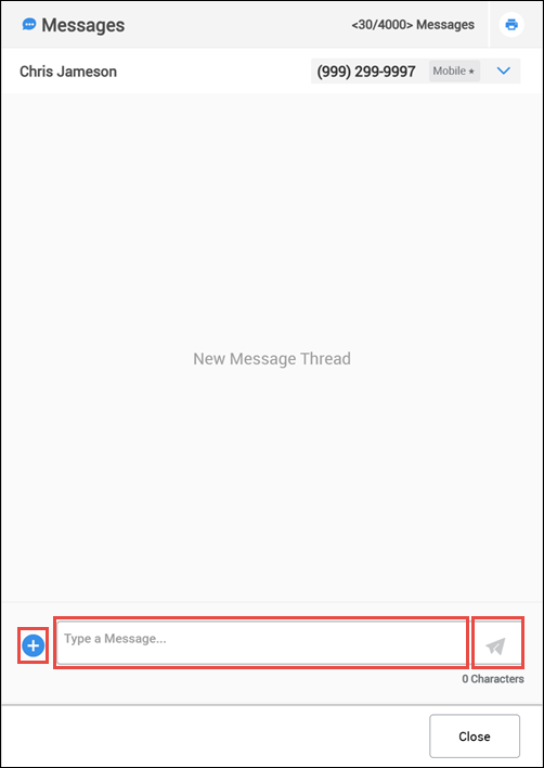 send message